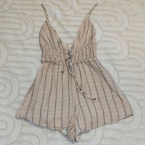 Pinstripe Romper